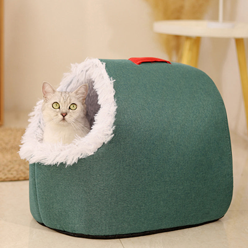 Fesara Plush Pet Hideaway Bed