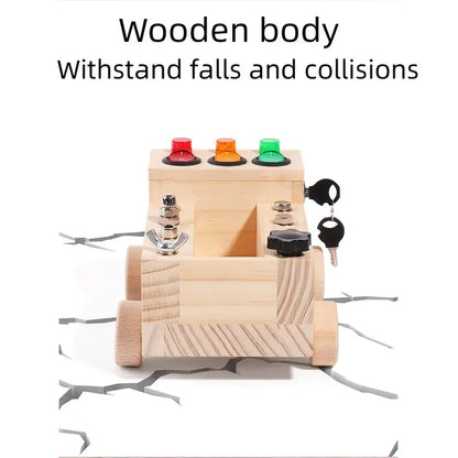 Educational Wooden LED Light Board for Kids