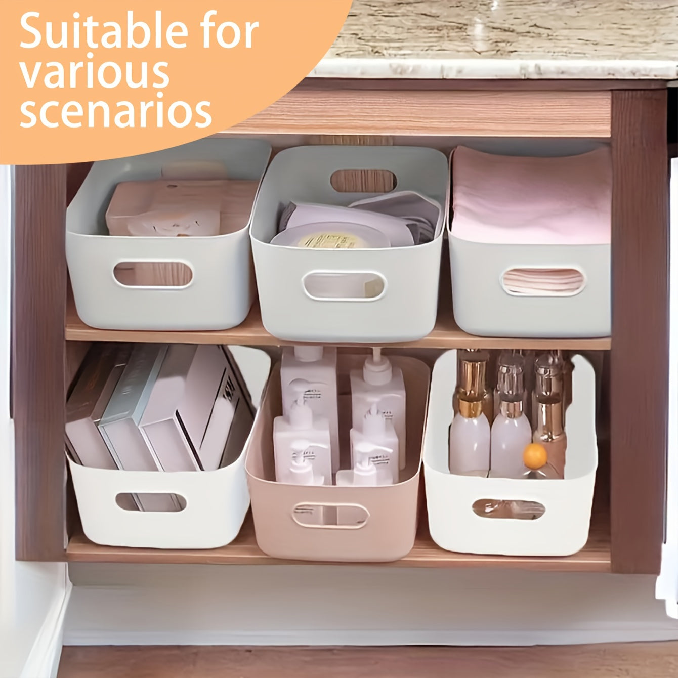 Practical Wall Storage Cubes for Beauty and Food