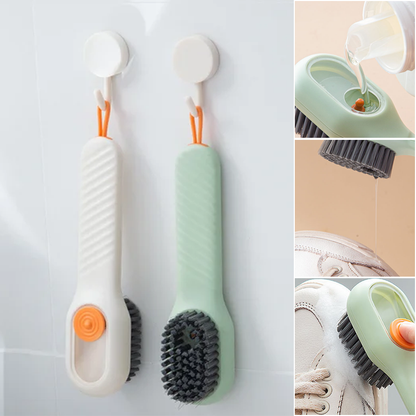 Gentle Home Cleaning Brush with Soft Bristles
