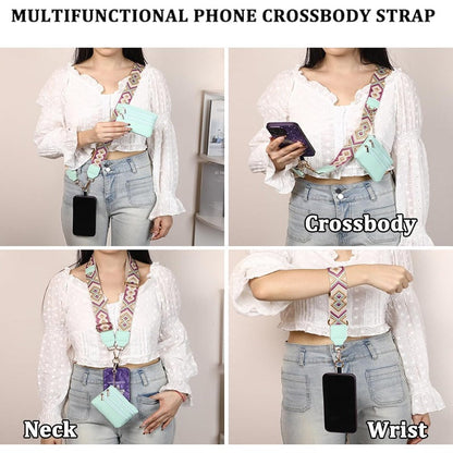 Fesara | Fashion Crossbody Phone Necklace with Removable Card Holder