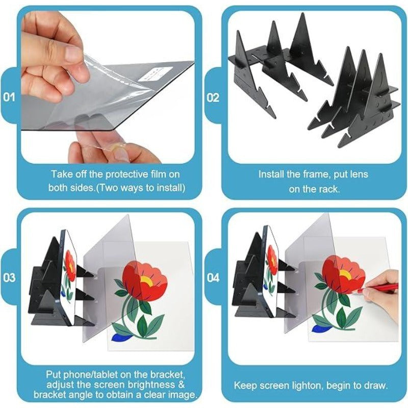 Artistic LED Light Box Drawing Pad