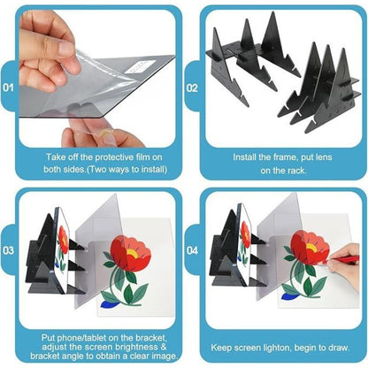 Artistic LED Light Box Drawing Pad