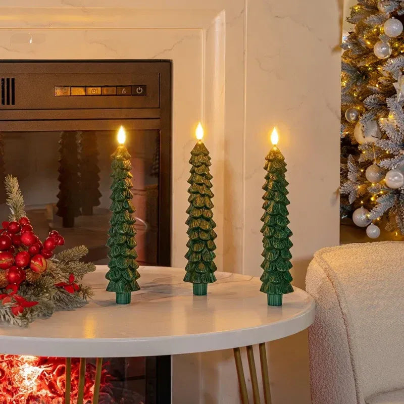 Warm White LED Christmas Candles - Fesara