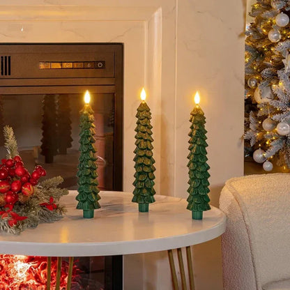 Warm White LED Christmas Candles - Fesara