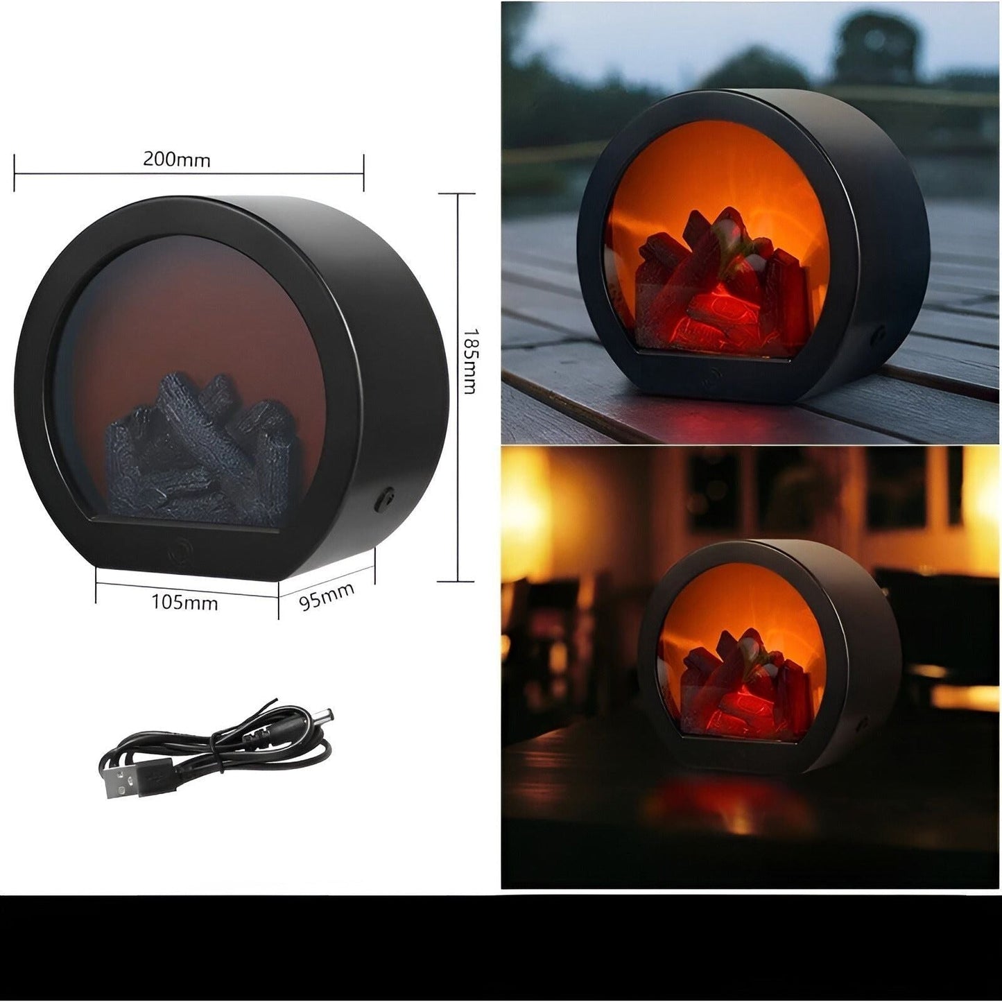 Warm Glow LED Table Lamp for Cozy Home Lighting