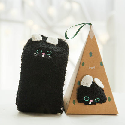 Cozy Christmas Socks Gift Set Soft Plush Design