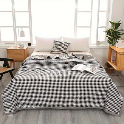 Fesara | Classic Lightweight Plaid Throw Blanket
