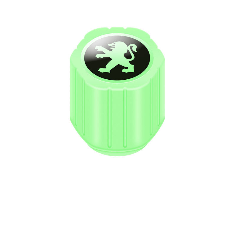 Bright Green LED Tire Valve Caps 20-Pack Universal Fit