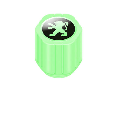 Bright Green LED Tire Valve Caps 20-Pack Universal Fit