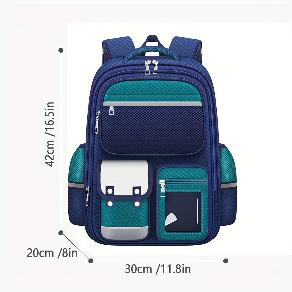 Durable Big Kids' Backpack – Waterproof School Bag with Fun Design