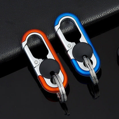 Compact Pocket Stainless Steel Key Holder