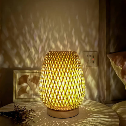 Rustic Chic Bedside Table Lamp