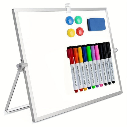 Double Sided Magnetic Whiteboard for Home and Office