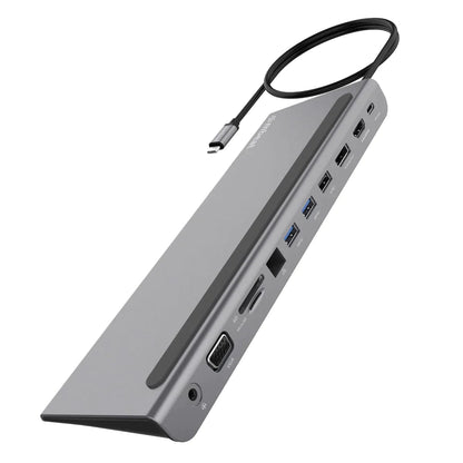 Portable USB-C Laptop Dock with HDMI and Ethernet Ports - Fesara