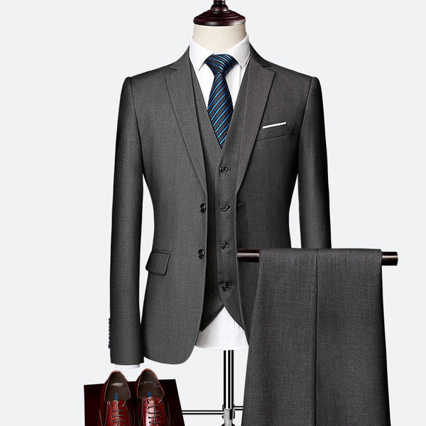 Variant image for Jonah - 3-Piece Slim Fit Men's Suit Set for Weddings and Formal Events-25