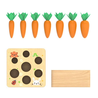 Natural Wooden Toy Veggie Set