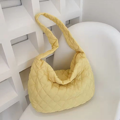 Soft Padded Large Crossbody Tote Shoulder Bag