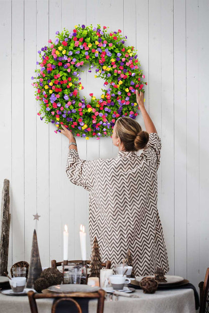 Beautiful Floral Wreath for Front Door