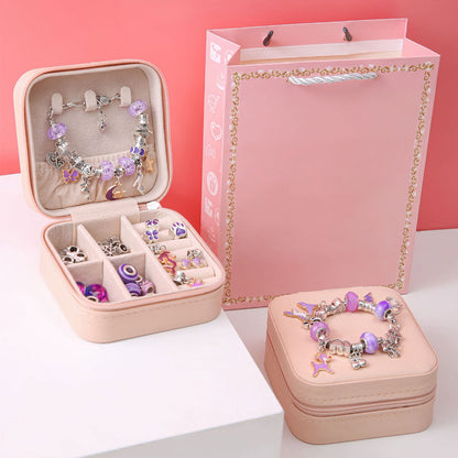Colorful Kids Beaded Jewelry Set