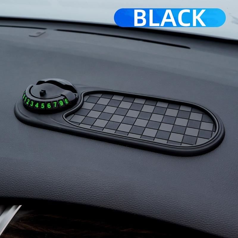 Practical Car Floor Mat with Phone Mount and Storage