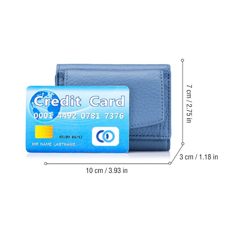 Genuine Leather RFID Blocking Wallet