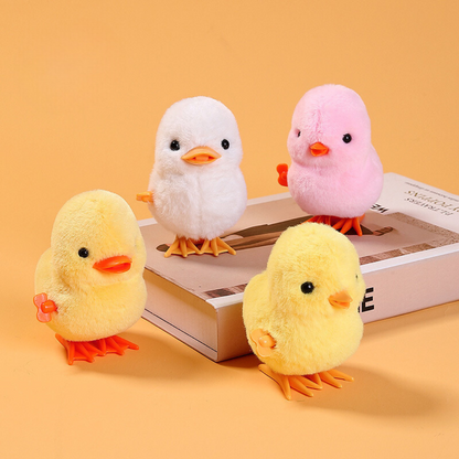 Cute Mechanical Chicken Figurine