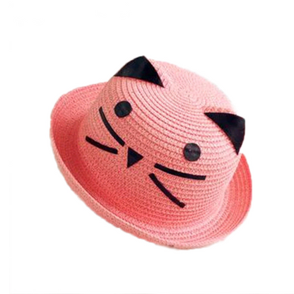 Cute Baby Sun Hat with Kitty Ears
