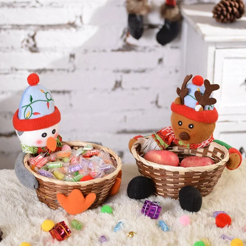 Holiday Sweet Treat Woven Gift Basket