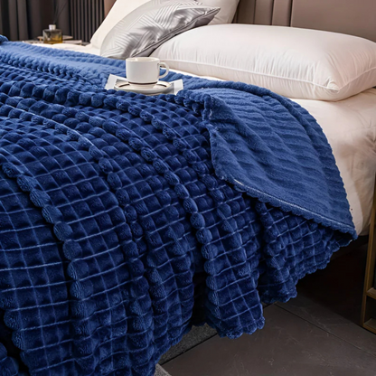 Plush Cozy Fleece Throw Blanket