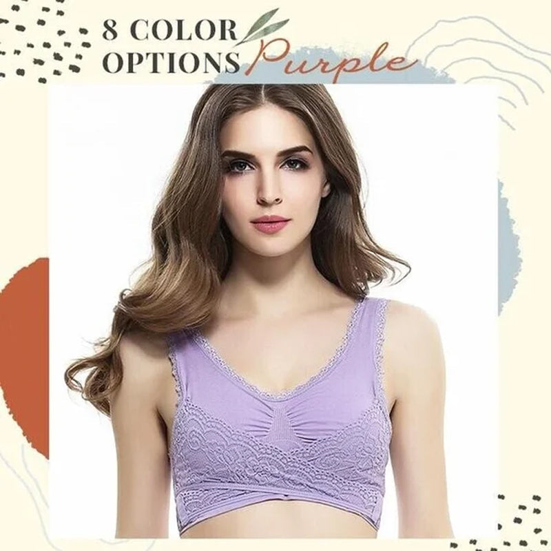 Comfortable Front Closure Lace Bra