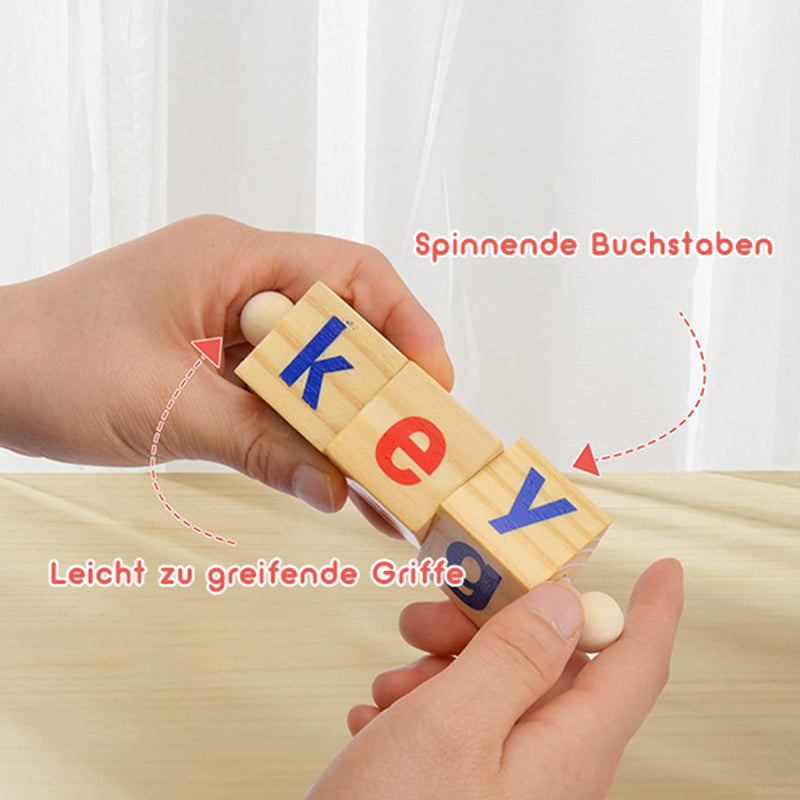 Wooden Educational Reading Blocks