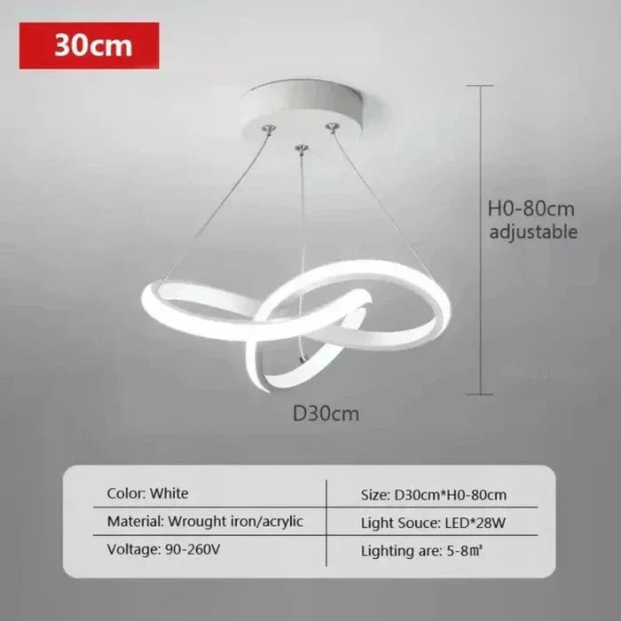 Stylish Wave LED Ceiling Light