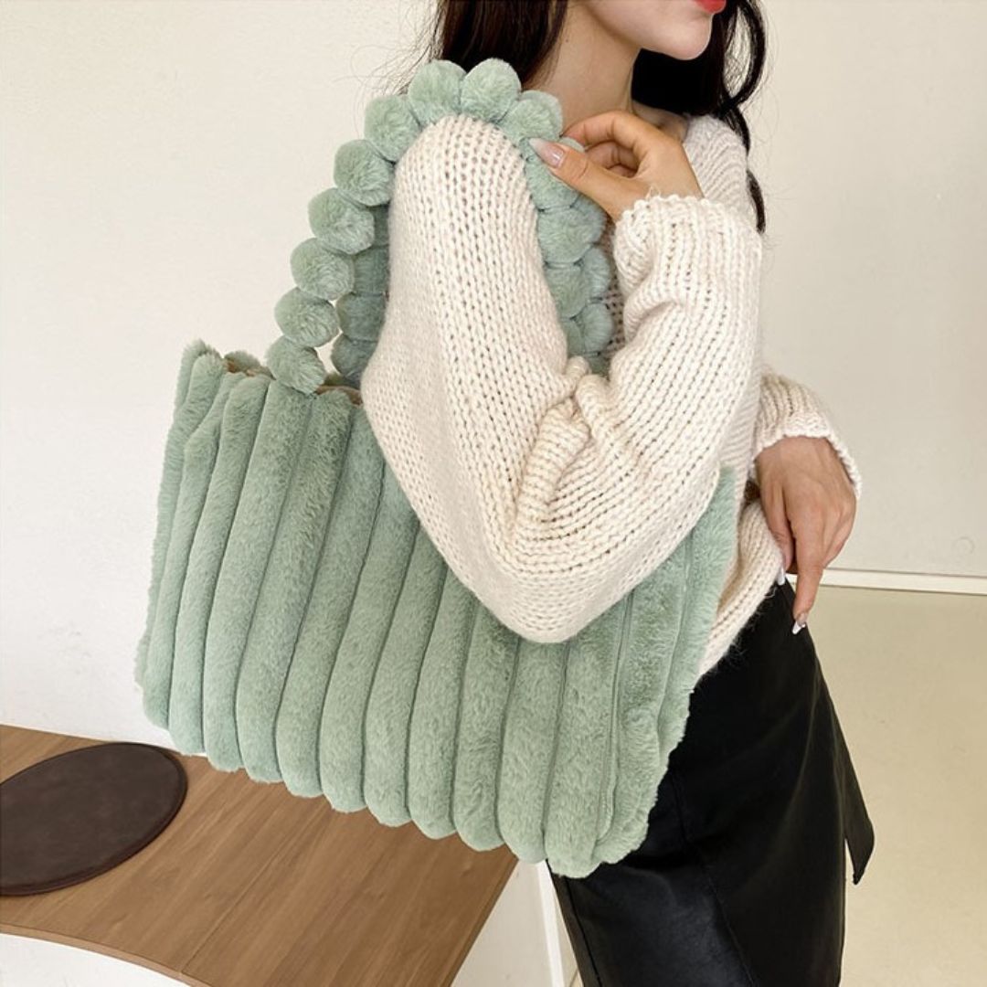 Big Buckle Tote Shoulder Bag