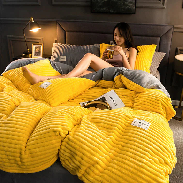 Soft Plush Duvet Cover Set - Fesara