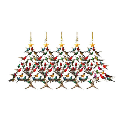 Colorful Bird Christmas Tree Ornament