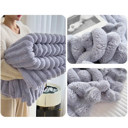 Soft Plush Throw Blanket - Cozy Wrap