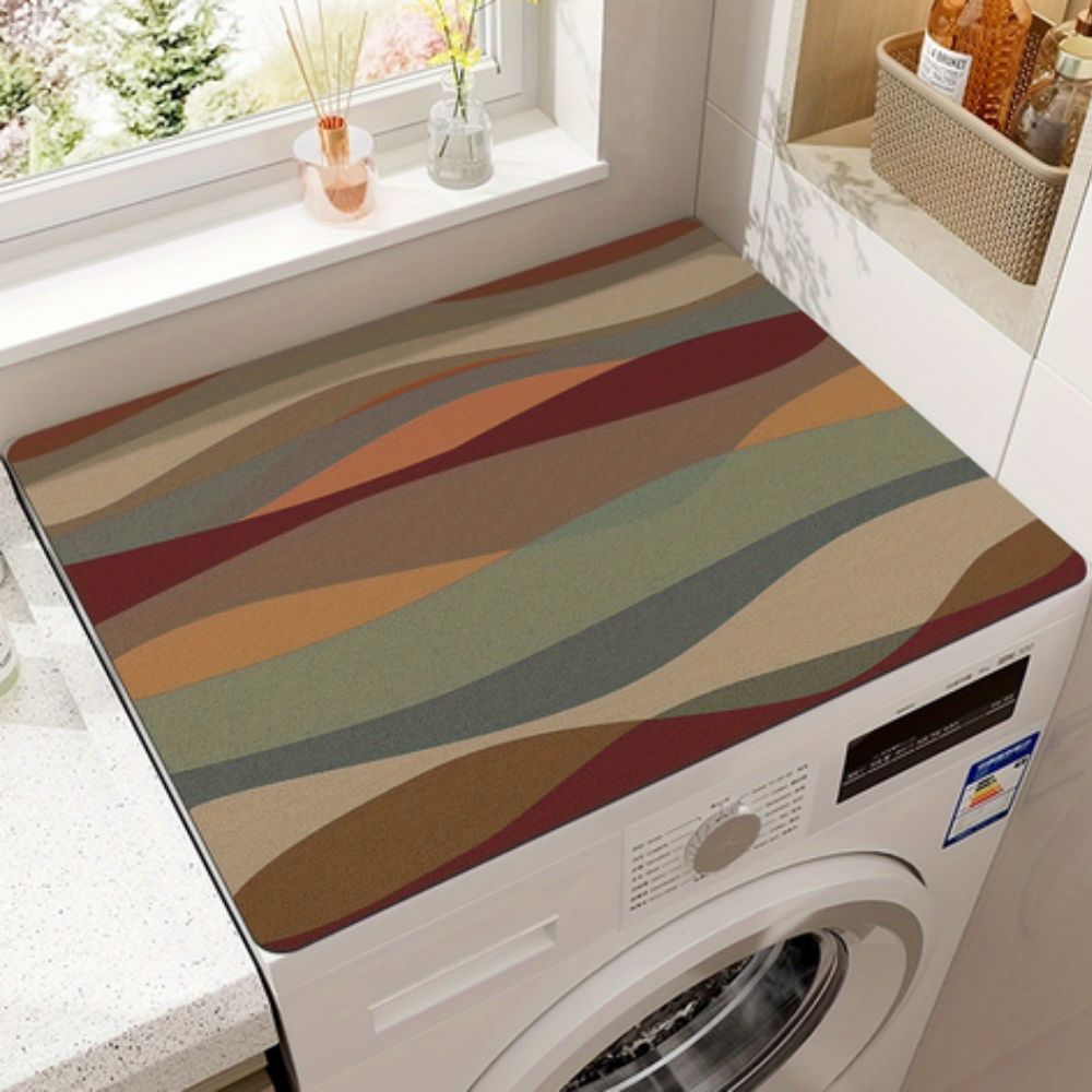 Decorative Kitchen Mat Waterproof Easy Clean Surface Protector