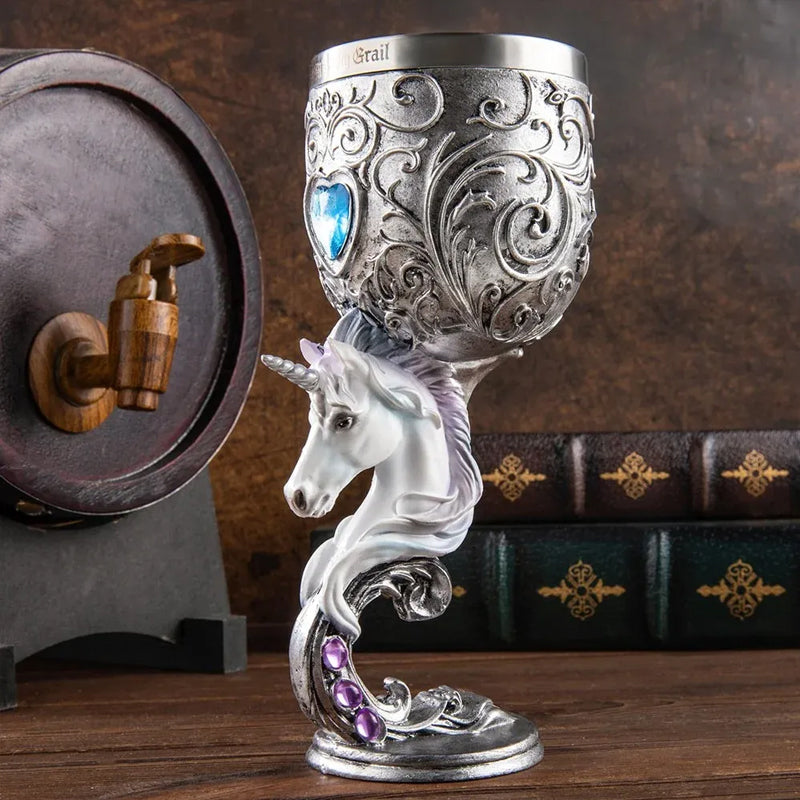 Luxury Handcrafted Antique Champagne Flute