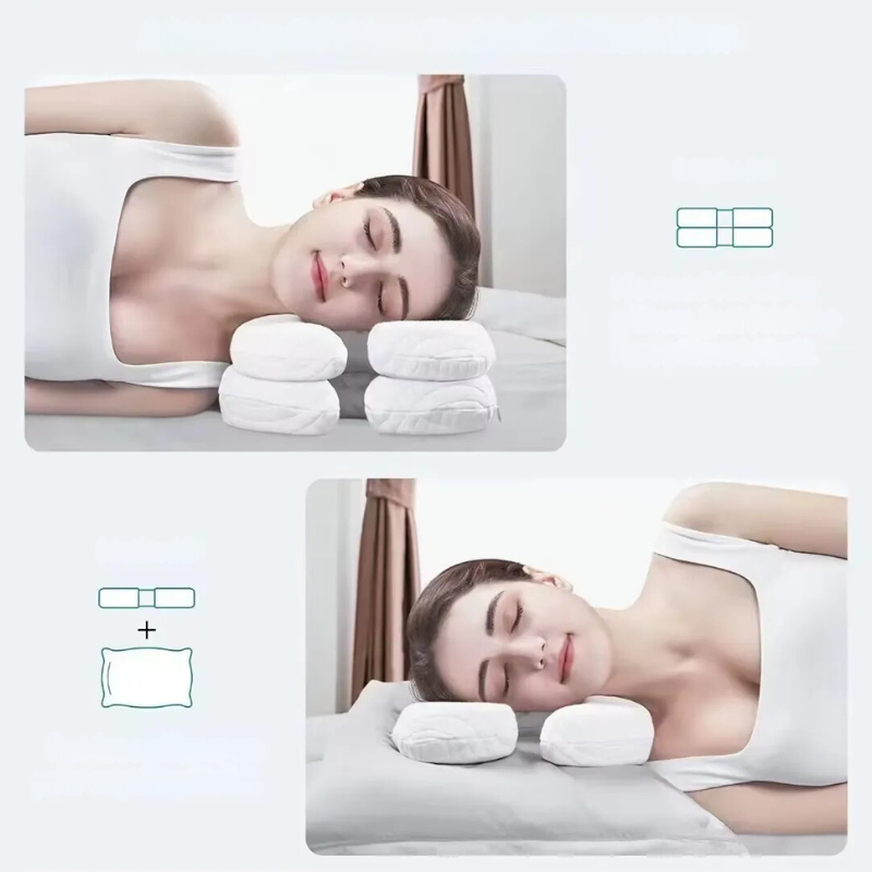 Contour Pillow for Side Sleepers and Skincare