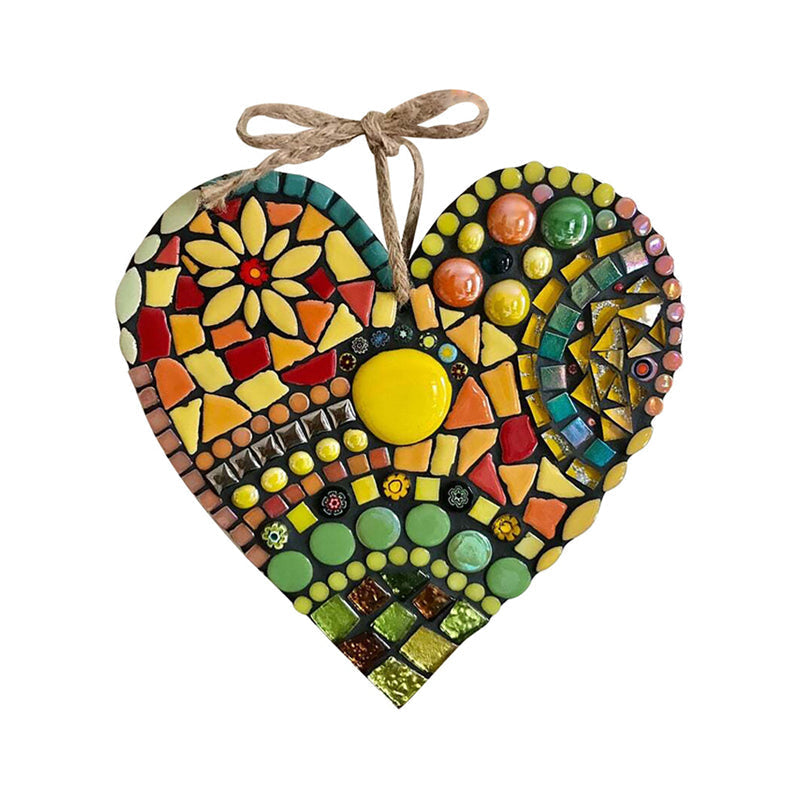 Vibrant Love-Shaped Outdoor Decor