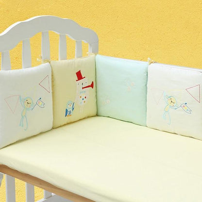 Soft Baby Crib Bumper Pad Set