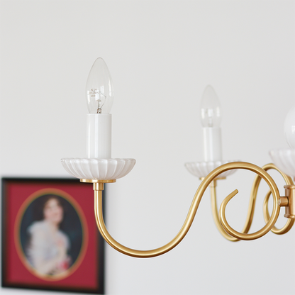 Sleek Chrome Hanging Light Fixture