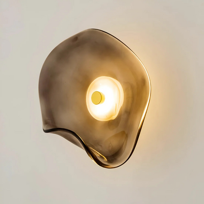 Round Glass Mounted Lamp