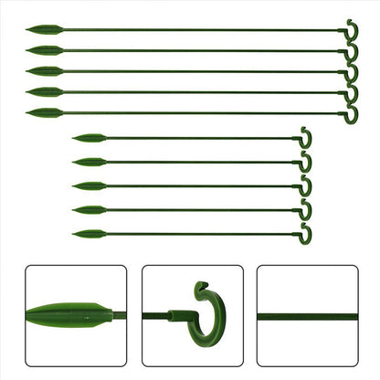 Garden Plant Sturdy Support Sticks (10 Pack)