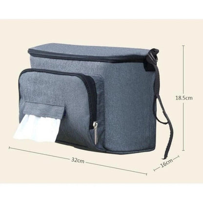 Practical Baby Stroller Bag with Thermal Pocket