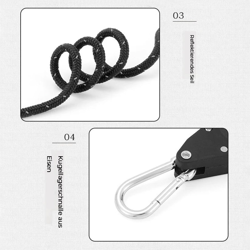 Durable Rope for Pulley Adjustment