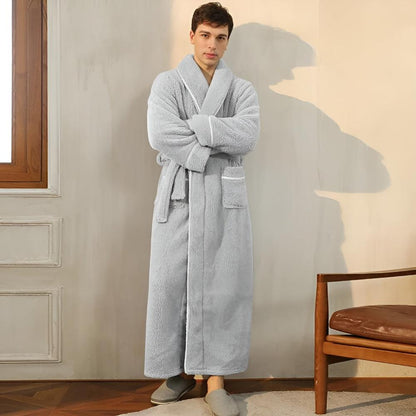 Luxurious Bath Robe with Adjustable Waist Tie