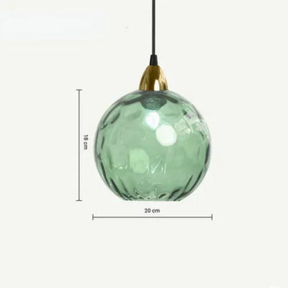 Clear Glass Globe Pendant Light