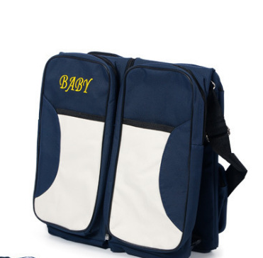 Portable Baby Travel Bed with Storage - Foldable Cot